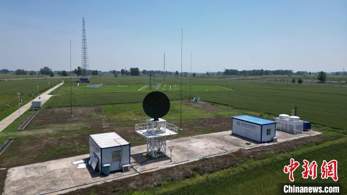 航拍壽縣國家氣候觀測臺。　祝亮 攝