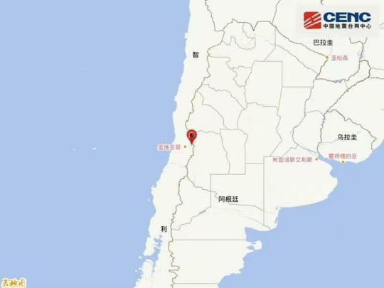 阿根廷發生5.6級地震