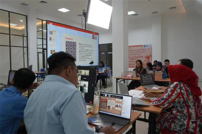 活動(dòng)現(xiàn)場。供圖：印尼三一一大學(xué)孔子學(xué)院