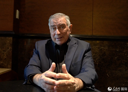 美中航空遺產(chǎn)基金會(huì)主席杰弗里·格林接受人民網(wǎng)專(zhuān)訪(fǎng)。 人民網(wǎng) 趙瞳攝