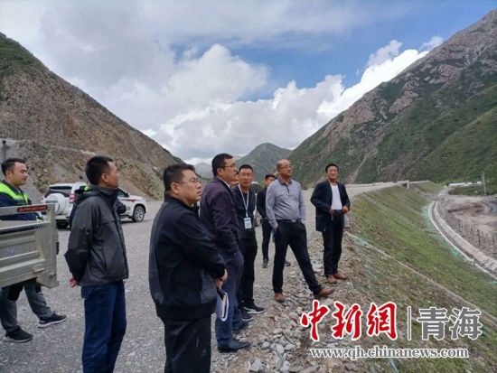 圖為生態環保專項督查現場。 孫舒亞攝