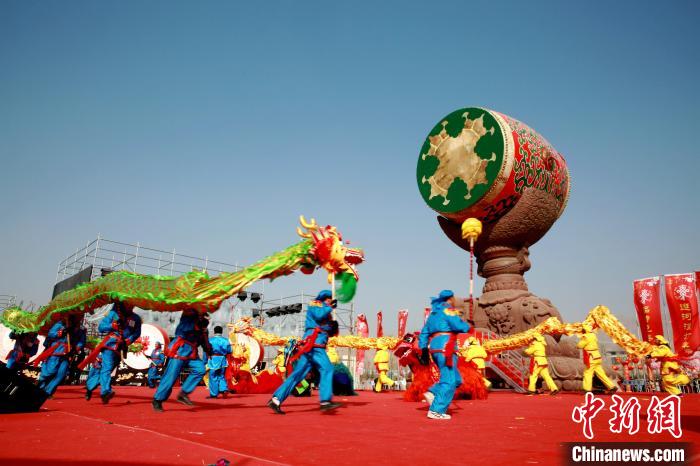 圖為青海省海東市文化藝術展示。(資料圖) 海東市文體旅游廣電局 供圖