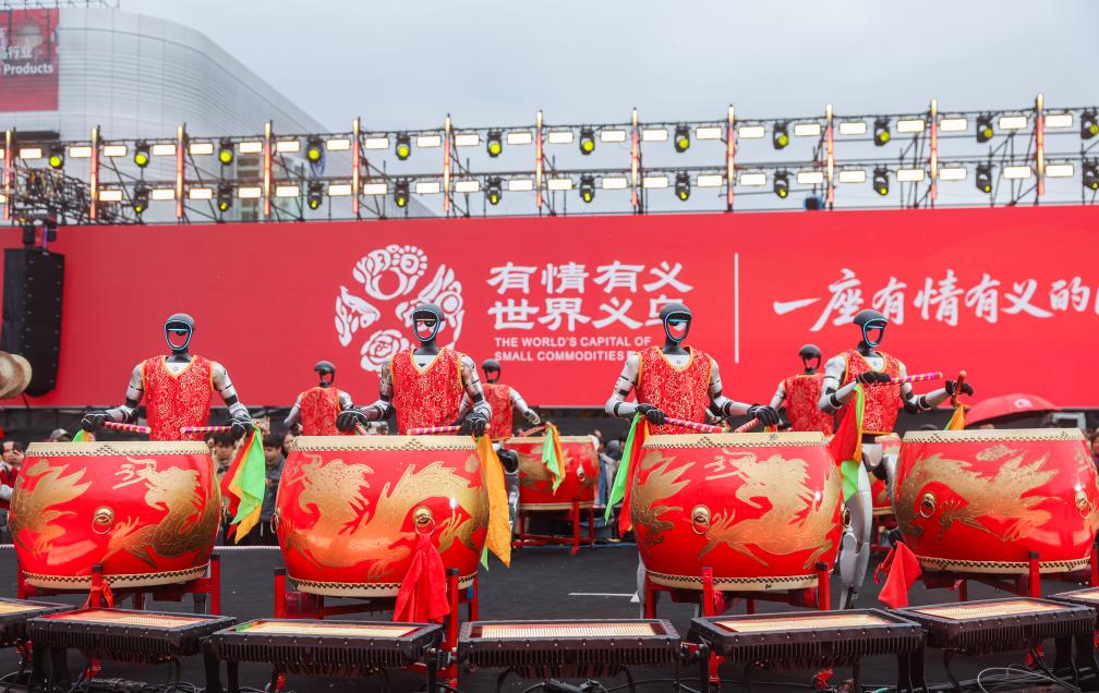 2026年2月28日，義烏全球數貿中心舉行新春開市儀式。