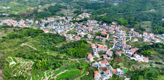 軍營村俯瞰。人民網記者 陳博 攝